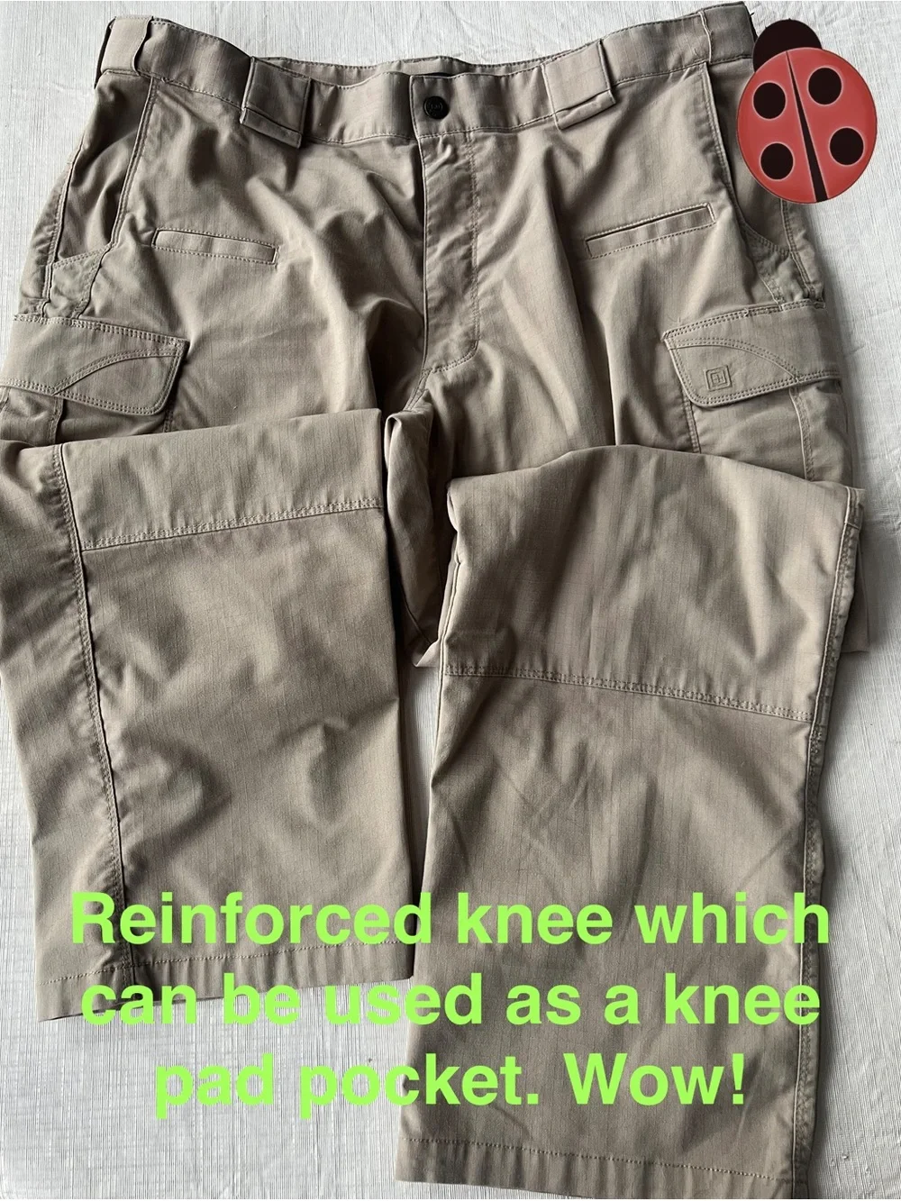 5.11 Utility Cargo Pants in Tan 38x30